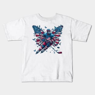 Hockey Butterfly Effect Hockey Fans Kids T-Shirt